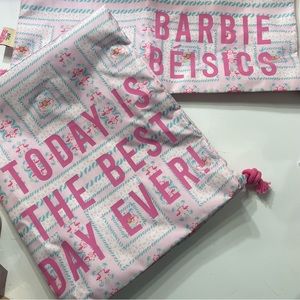 Beis Barbie Travel Pink Pouch Set for Luggage Limited Edition